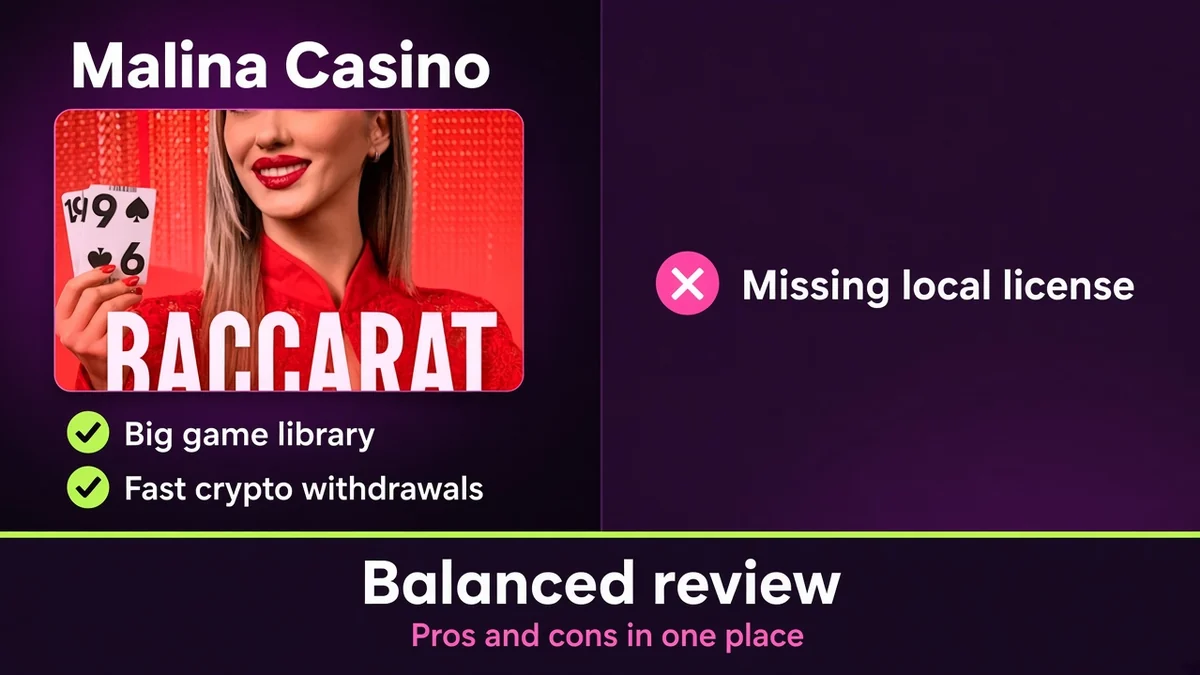 Silné a slabé stránky Malina Casino – vyvážený pohľad